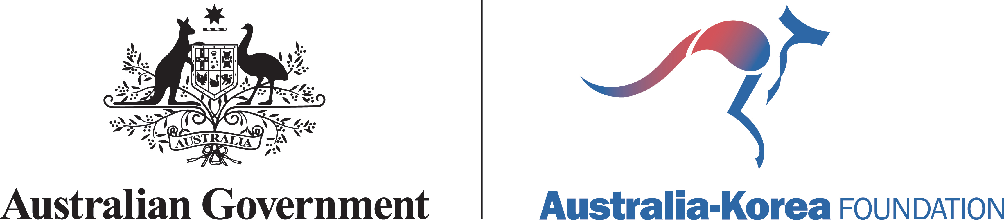 Aus gov logo and aus korea logo